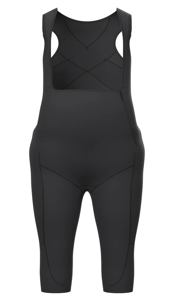 Rendu de conception d’ActiveForma en noir, vue de face